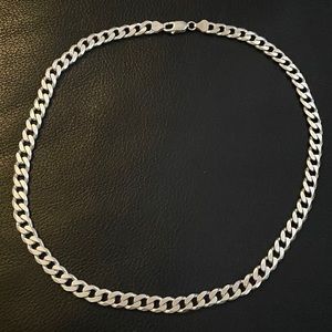 .925 Sterling silver Italian Herringbone necklace chain